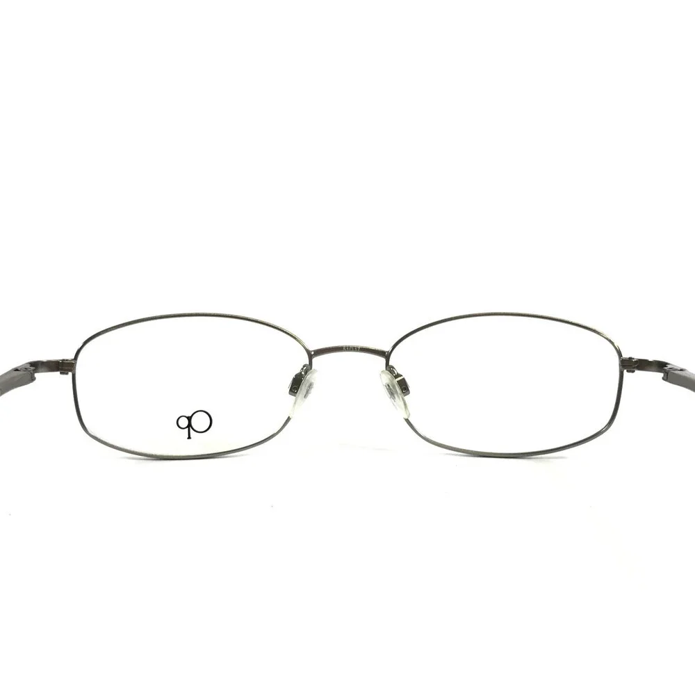 Ocean Pacific Eyeglasses Frames VOYAGER PEWTER Gray Oval Wire Rim 51-17-140
